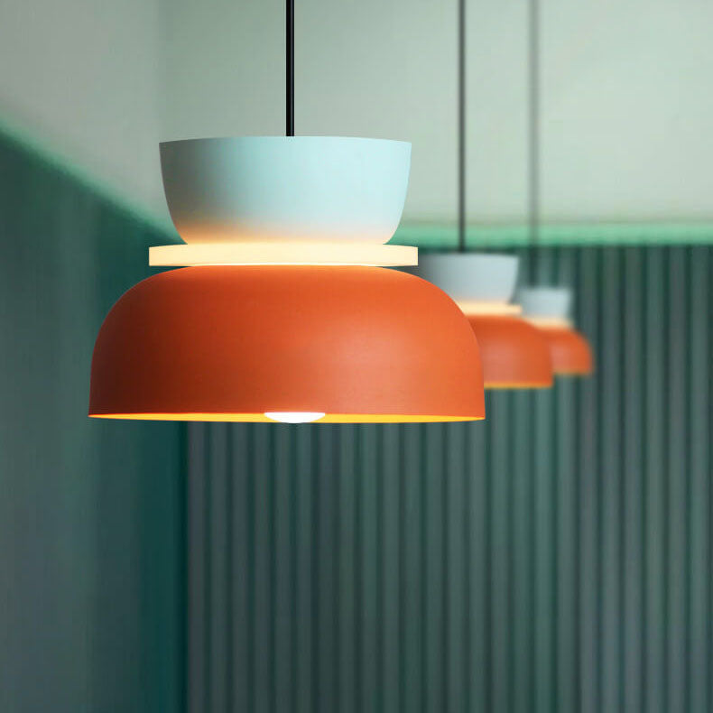 BowLift | Nordic Colorful Macaron 1-Light LED Pendant Light