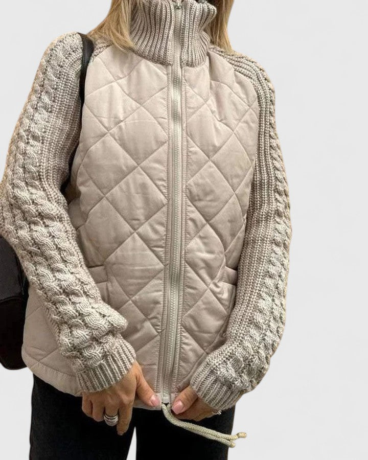 SOPHIA – COZY QUILTED KNIT JACKET