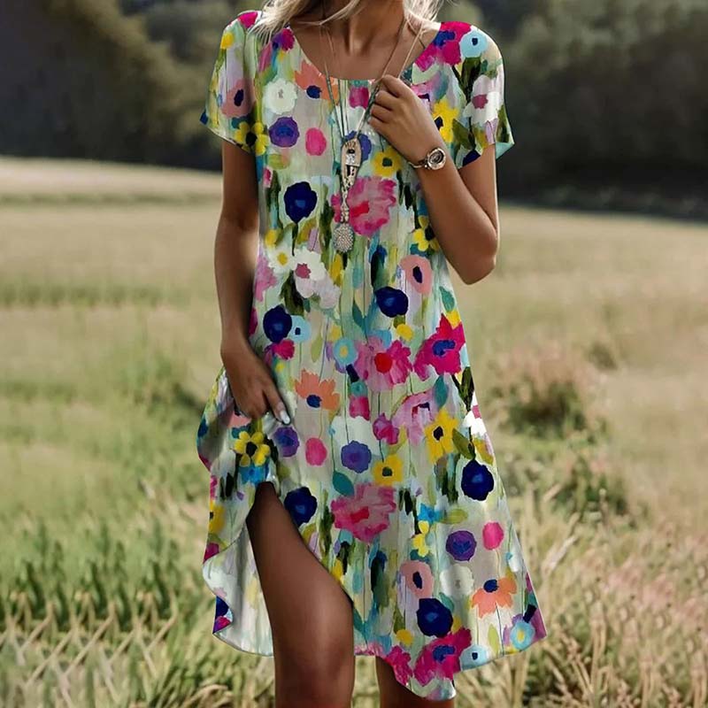 Delilah - Floral Print Dress