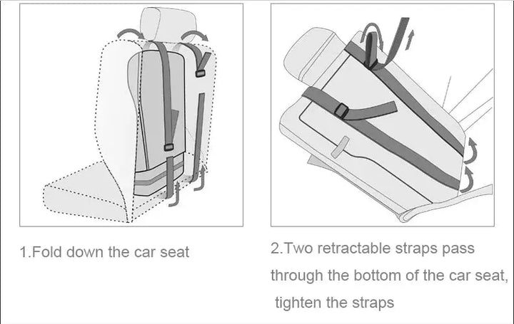 Azura | Portable Child Travel Car Seat | Foldable Safety Booster with 5-Point Harness | Ages 0–12 Years