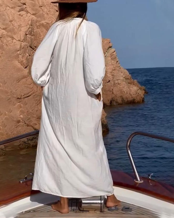 Tatum - Women’s Relaxed Comfy Cotton Dress