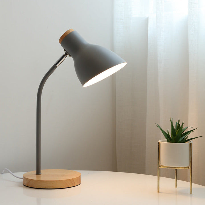 BowLift | Flashlight-shaped swivel table lamp Macaron Metal 1-light night lamp for children's room