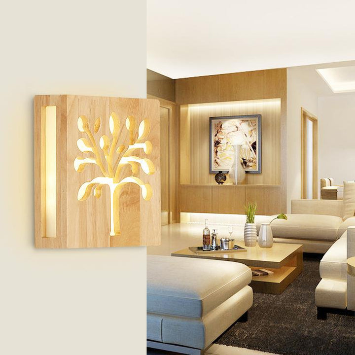 BowLift | Wall lamp - WoodGlow - Elegant LED - Essence of life indoors outdoors