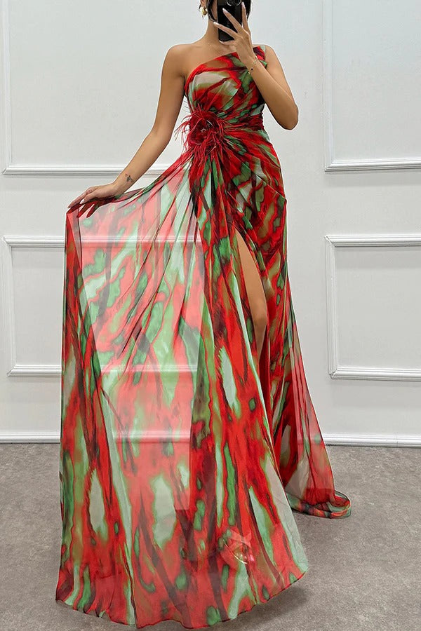Mia™ | Vibrant Draped Dress
