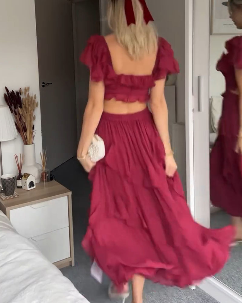Margarette - Ruffled Dress