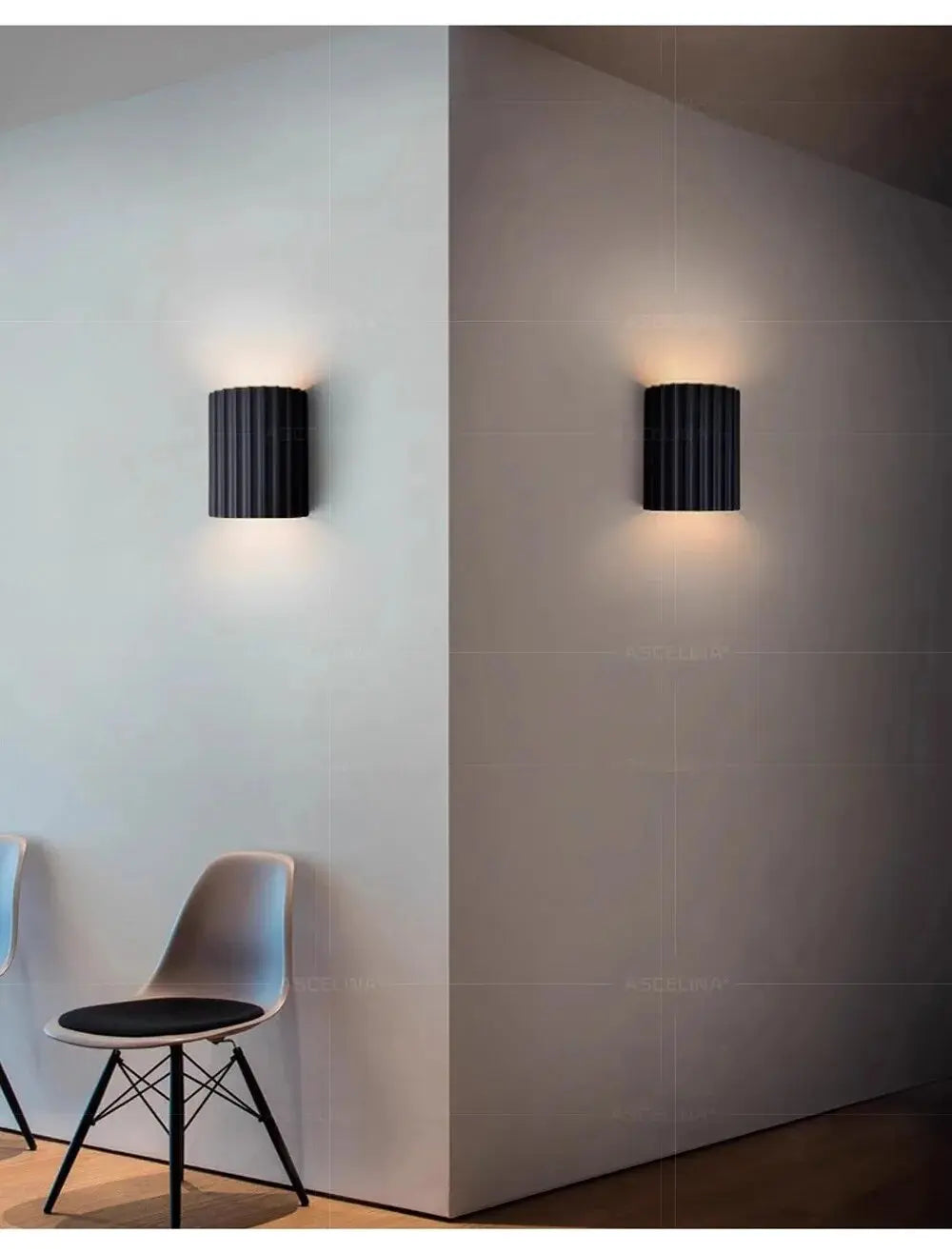BowLift | WarmthAura – Wall lamp made of synthetic resin