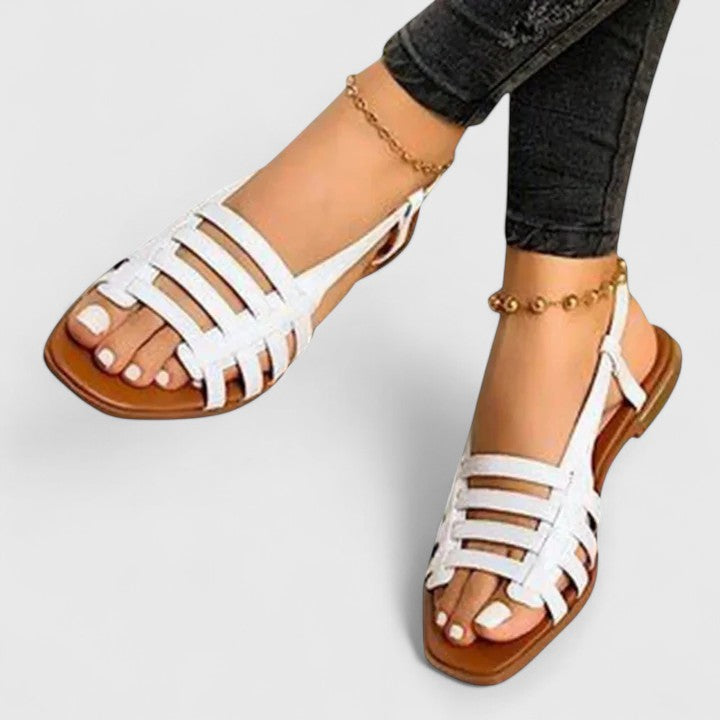 ELLA – STRAPPY FLAT SANDALS