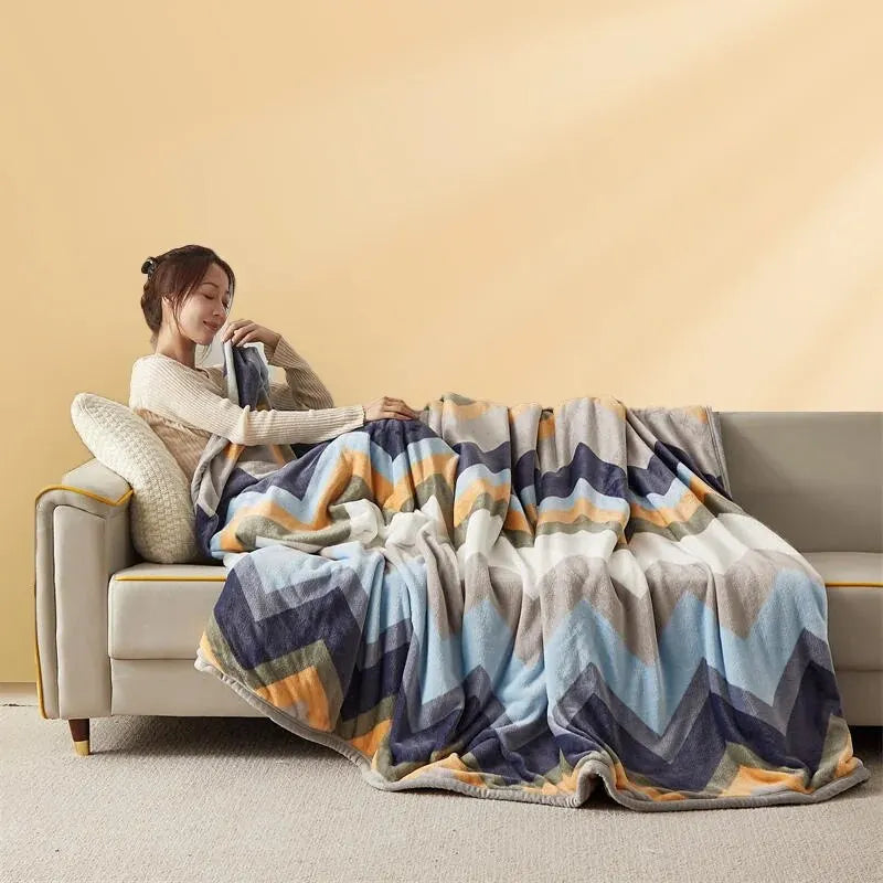 Azura | Thick Flannel Blanket - FlannelWarm