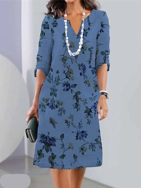 Stylish Summer Breeze Floral Dress