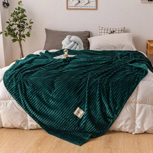 Azura | Thick Flannel Autumn Blanket - WarmHaven