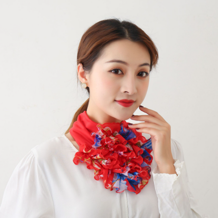 Azura | Fashion Lace Scarf Flower Collar