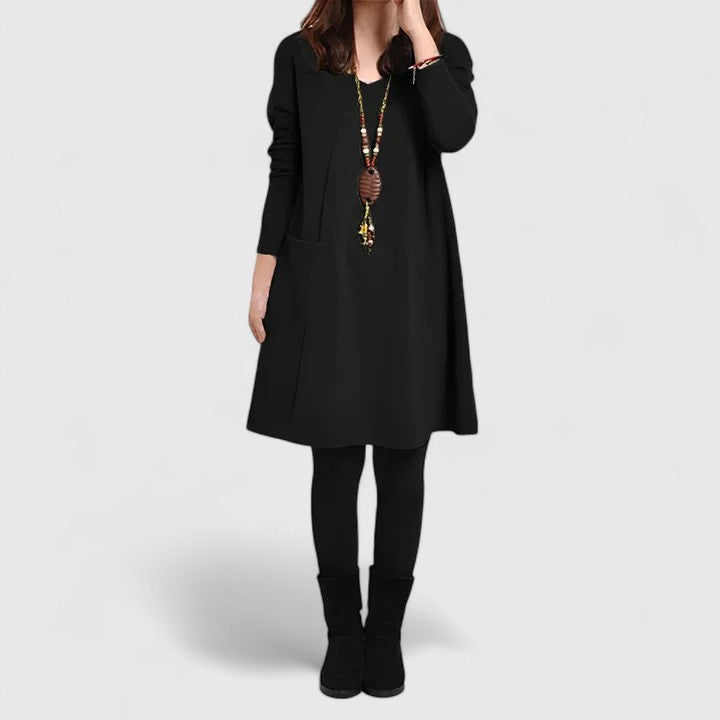 VICKY – RELAXED ELEGANCE A-LINE DRESS