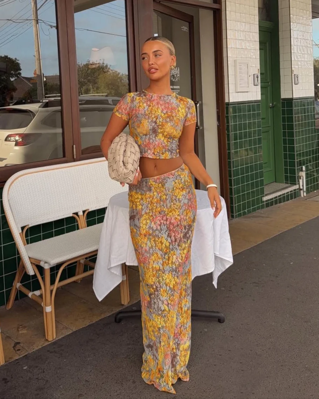 Blessy - Two-Piece Floral Set