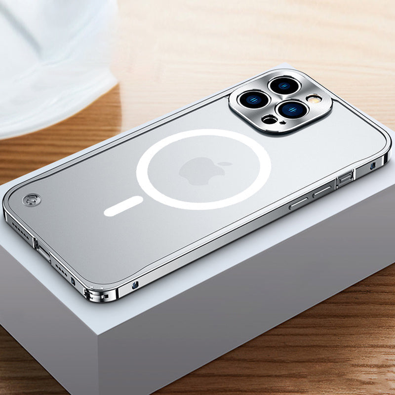 Magnetic phone case for iPhone with metal frame | Azura