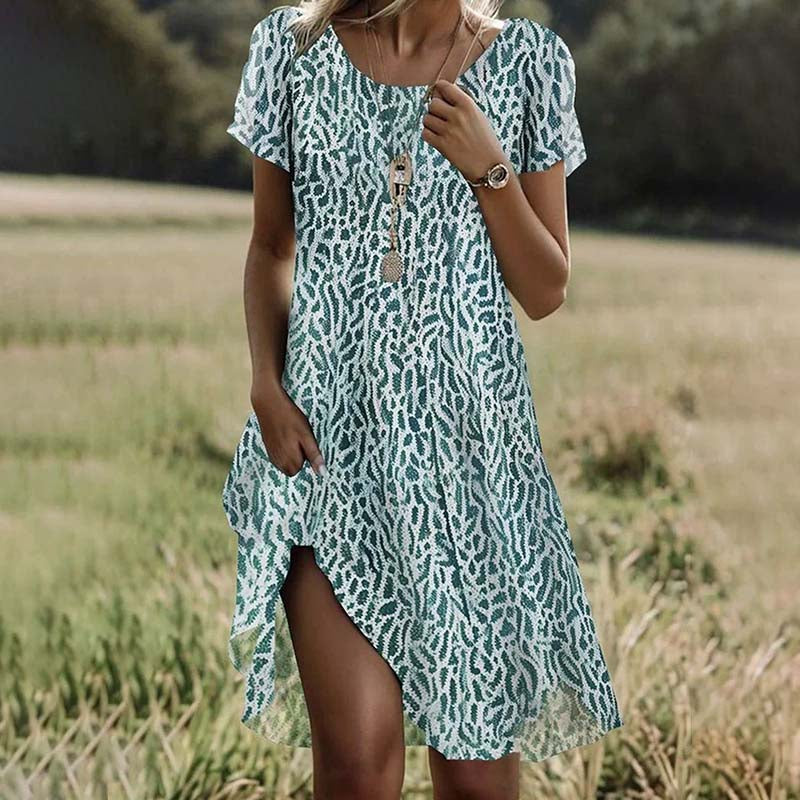 Bonnie - Vintage Print Dress