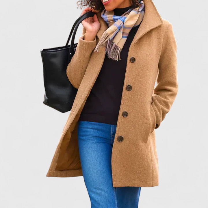 THALIA – TIMELESS SOPHISTICATED PEACOAT