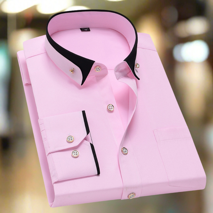 Albert™ | Classic Long-Sleeved Cotton Shirt