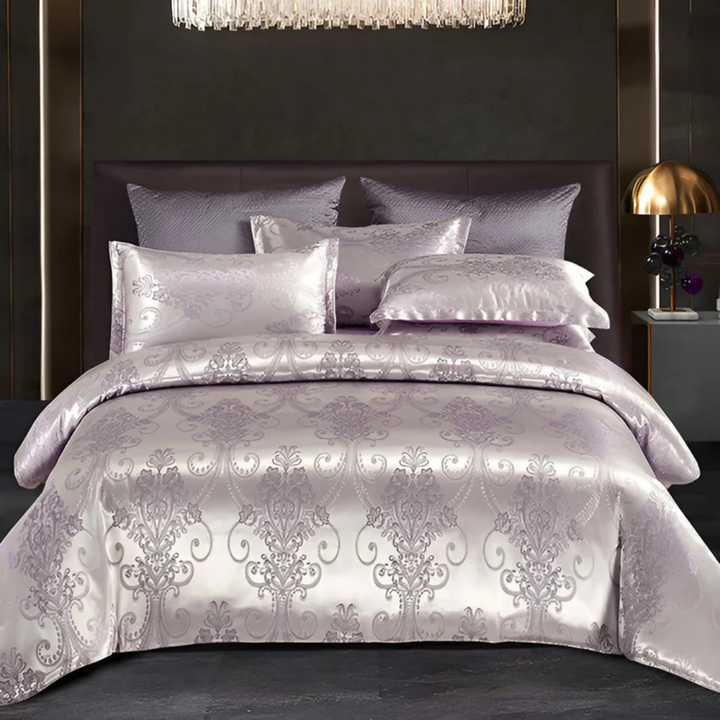 BowLift | Lovely Satin Duvet Cover with Floral Print