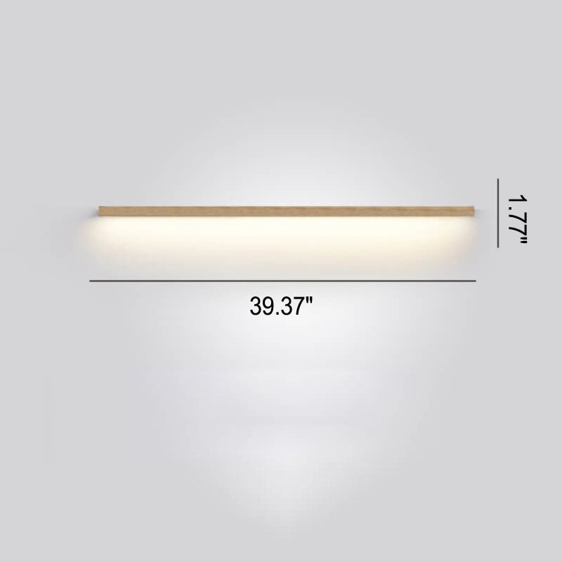 Azura | ZenBeam Japanese LED Wall Light | Solid Wood Design | Modern Accent Lighting