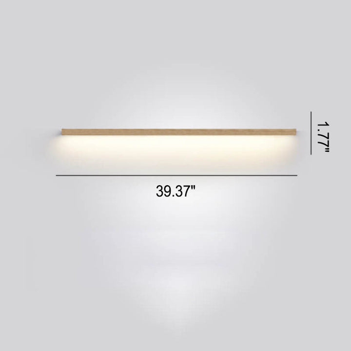 Azura | ZenBeam Japanese LED Wall Light | Solid Wood Design | Modern Accent Lighting