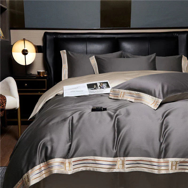 BowLift | Luxury Satin Cotton Duvet Cover Set for Bedroom