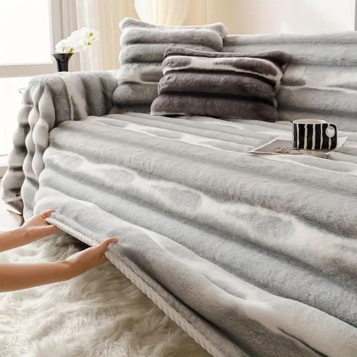 BowLift | FleeceElegance - Thick and cloud-like sofa cover