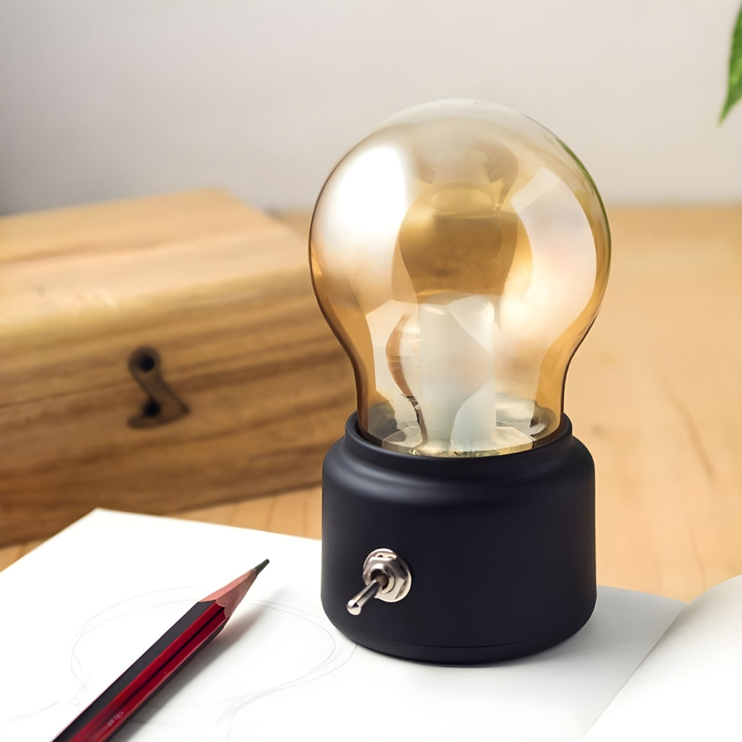 BowLift | Portable Retro Table Lamp - LumiRetro