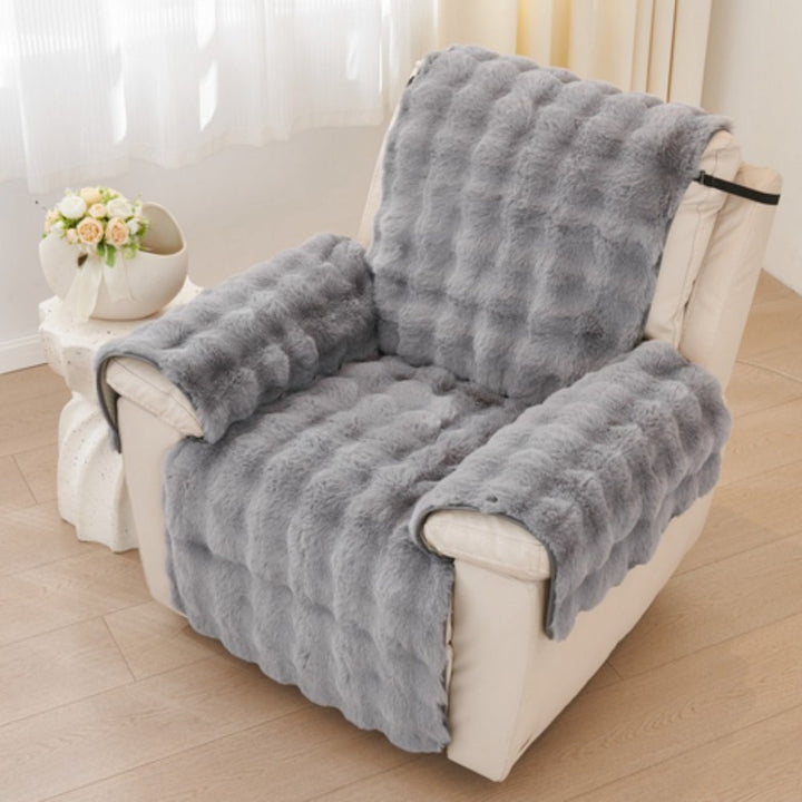 BowLift | Faux Fur Recliner Sofa Cover