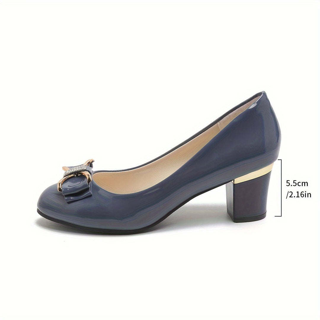 Evelyn | Classic Bow Heels