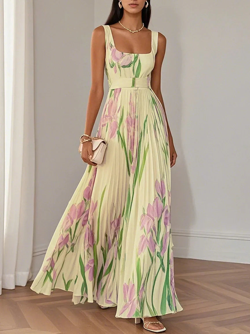LILA – ELEGANT BLOOM MAXI DRESS
