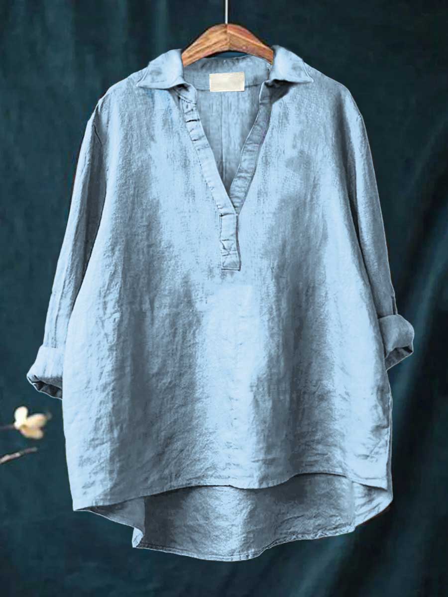 Andrea Linen Blouse
