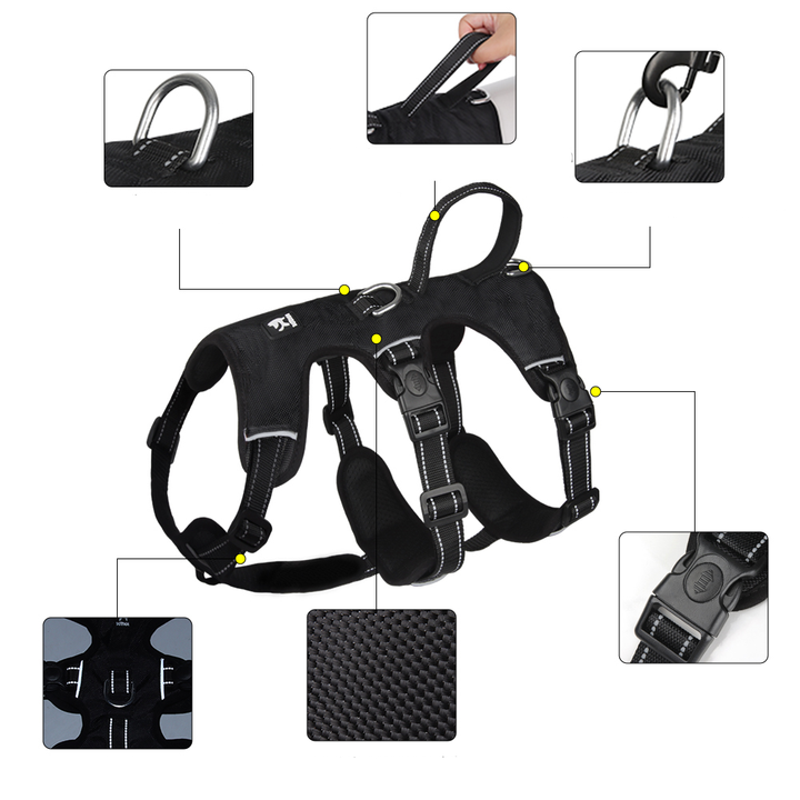 Azura | Reflective Anti-Pull Dog Harness - Gripguard