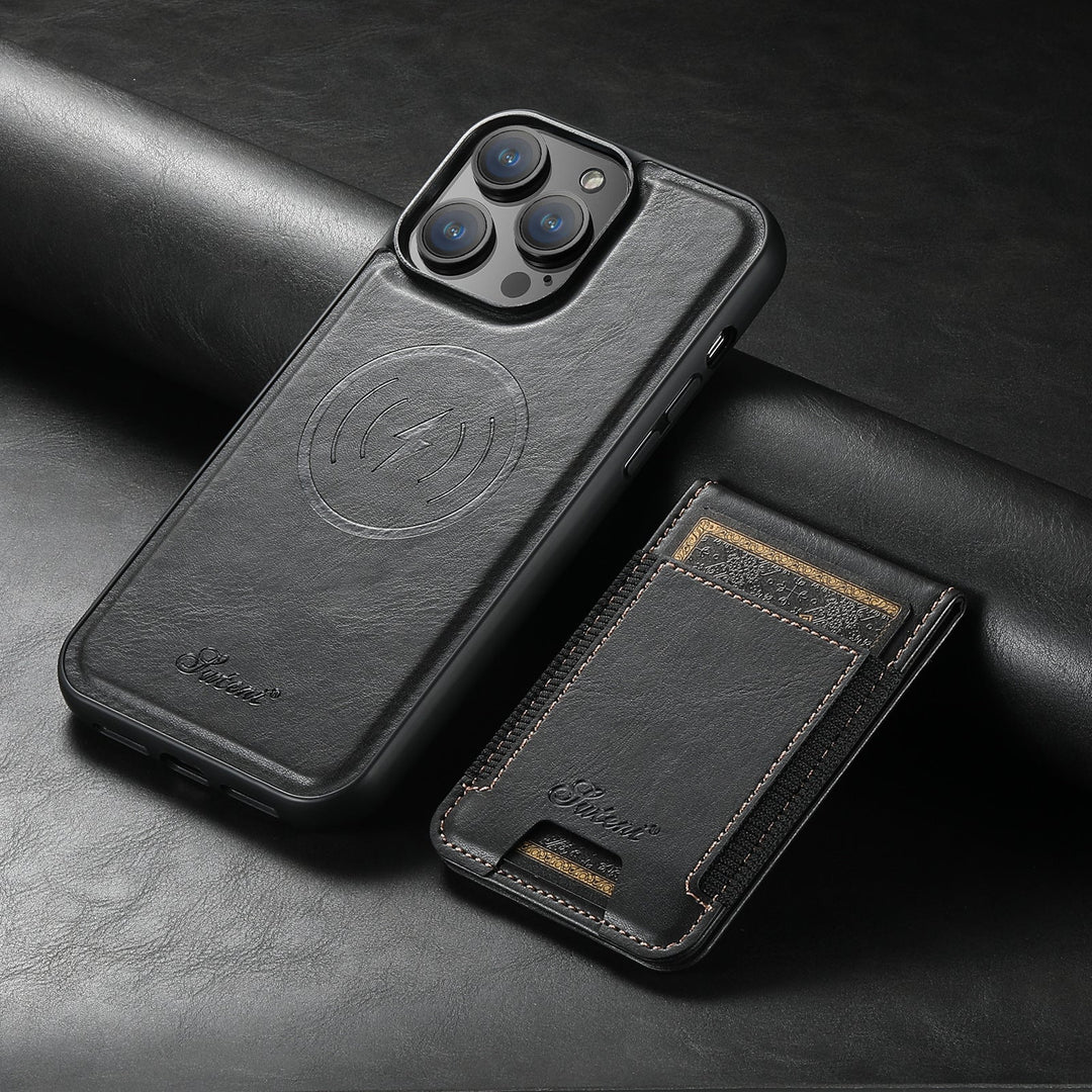 LuxLeather Case - Elegant Leather Phone Case with MagSafe Azura
