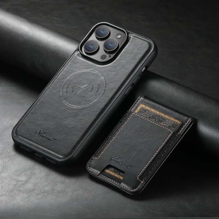 LuxLeather Case - Elegant Leather Phone Case with MagSafe Azura