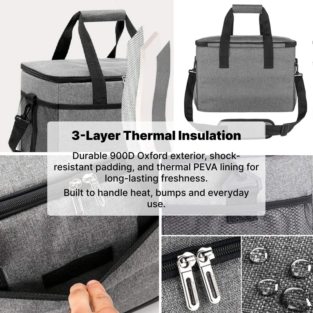 Azura | 33L Waterproof Cooler Bag | Insulated, Spacious & Ideal for Picnics, Beach Days, Hiking, and Outdoor Activities