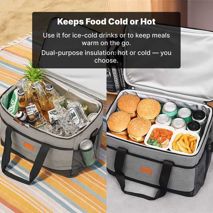 Azura | 33L Waterproof Cooler Bag | Insulated, Spacious & Ideal for Picnics, Beach Days, Hiking, and Outdoor Activities