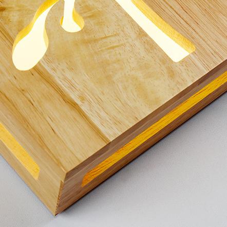 BowLift | Wall lamp - WoodGlow - Elegant LED - Essence of life indoors outdoors