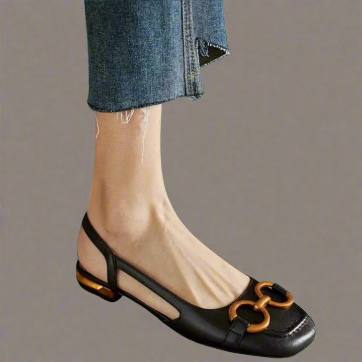 Adelrun | Elegant Orthopedic Sandals with Block Heel
