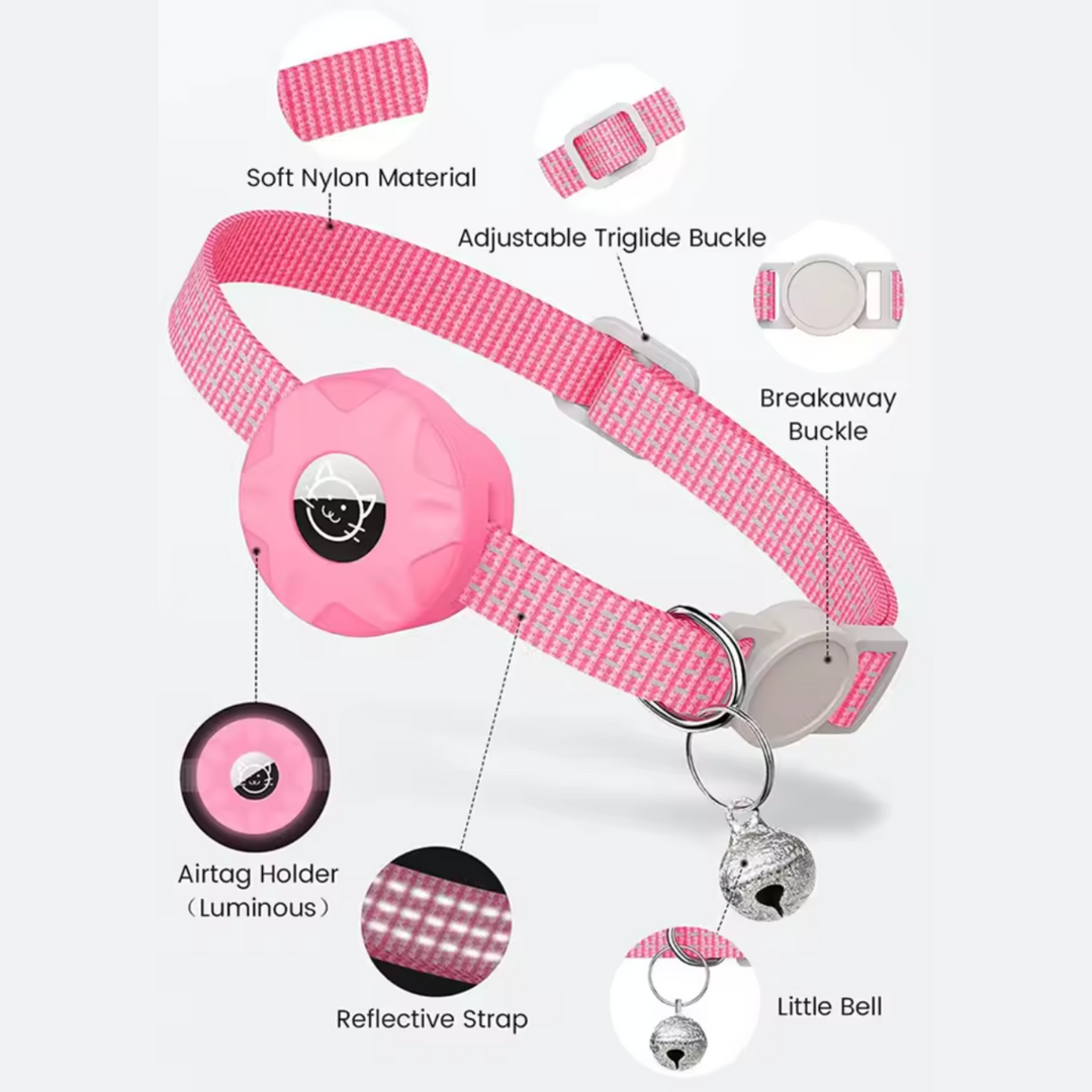 Azura | Pet Safety Set – Smart Dog and Cat Tracker with Reflective Collar