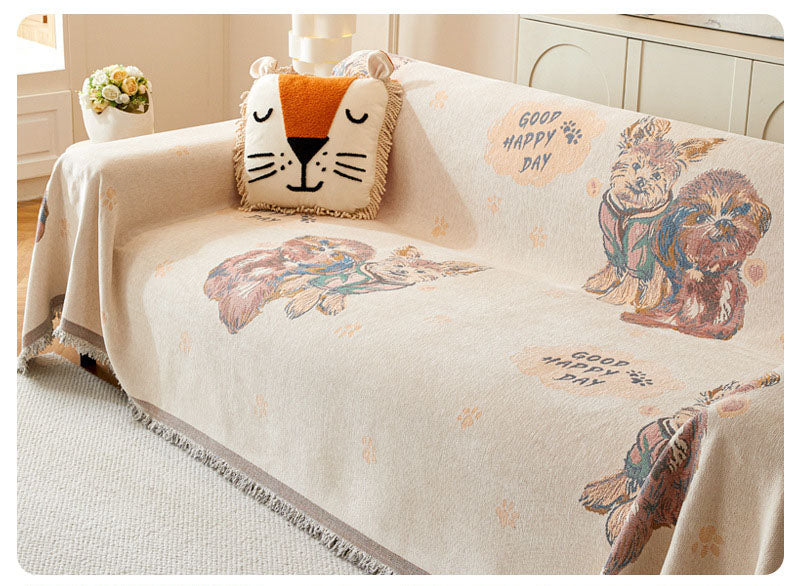 BowLift 丨 Advanced Sense Chenille Sofa Cover