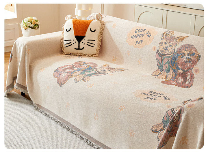 BowLift 丨 Advanced Sense Chenille Sofa Cover