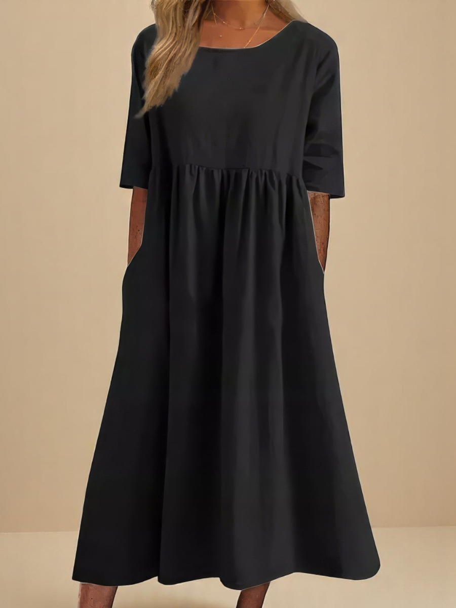 GRACE – FLOWY DAYLIGHT MIDI DRESS