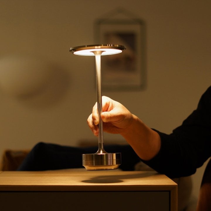 BowLift | Cordless Table Lamp - Dimmable & Rechargeable Waterproof Desk Light