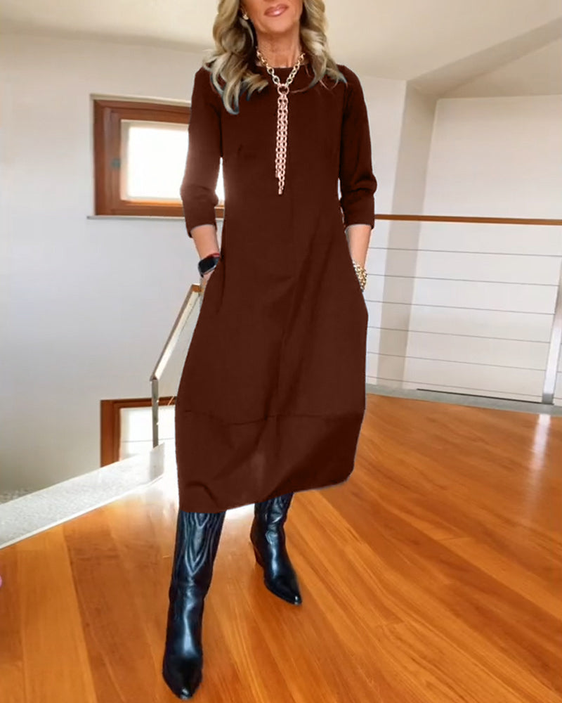 Jennifer | Graceful Casual Elegance Dress