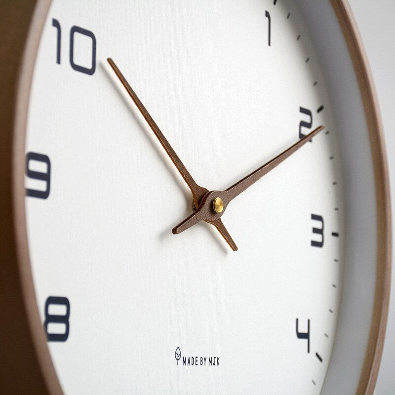 BowLift | Wall clock - Luxora - Nordic design - Solid wood