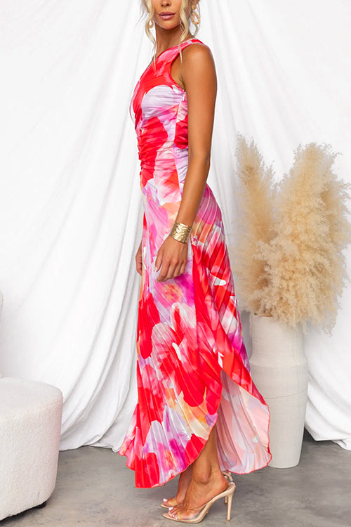 Adeline™ | Vibrant Tropical Evening Dress