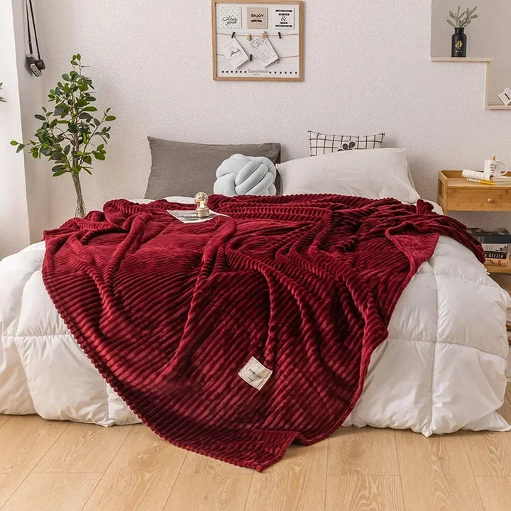 Azura | Thick Flannel Autumn Blanket - WarmHaven