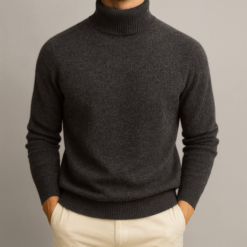 Filippos - Comfortable Turtle Neck Sweater