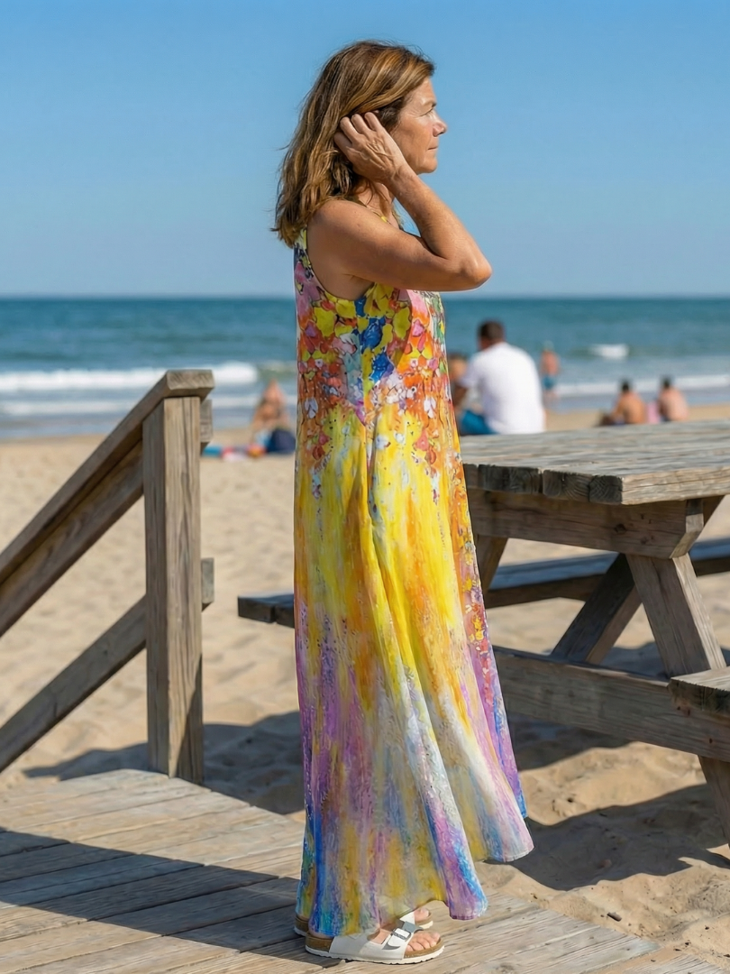 Alina | Open Air Maxi Dress