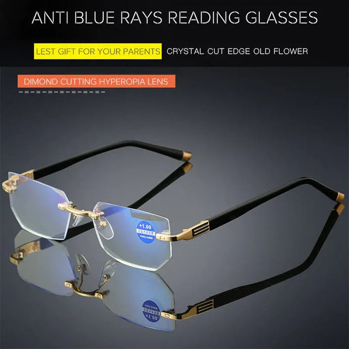 Azura | Progressive reading glasses with high hardness and anti-blue light filter for distance and near viewing